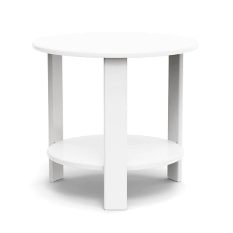 Lollygagger End Table, Cloud White, 19"
