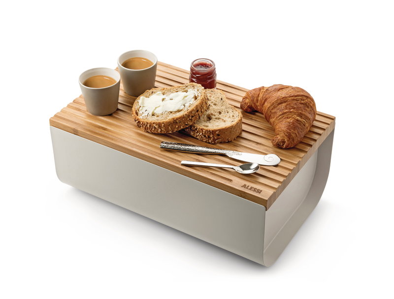 Mattina Bread Box, Light Grey