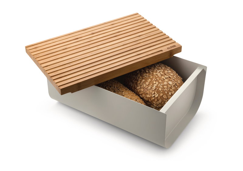 Mattina Bread Box, Light Grey