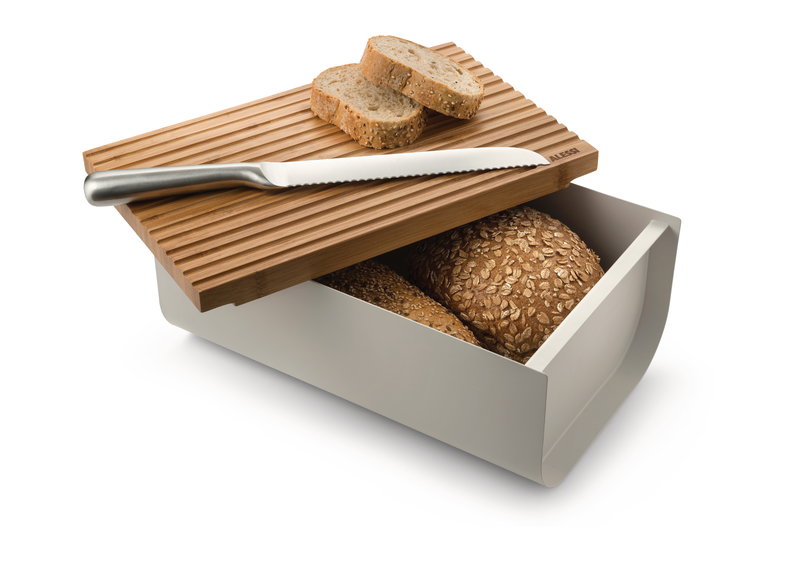 Mattina Bread Box, Light Grey