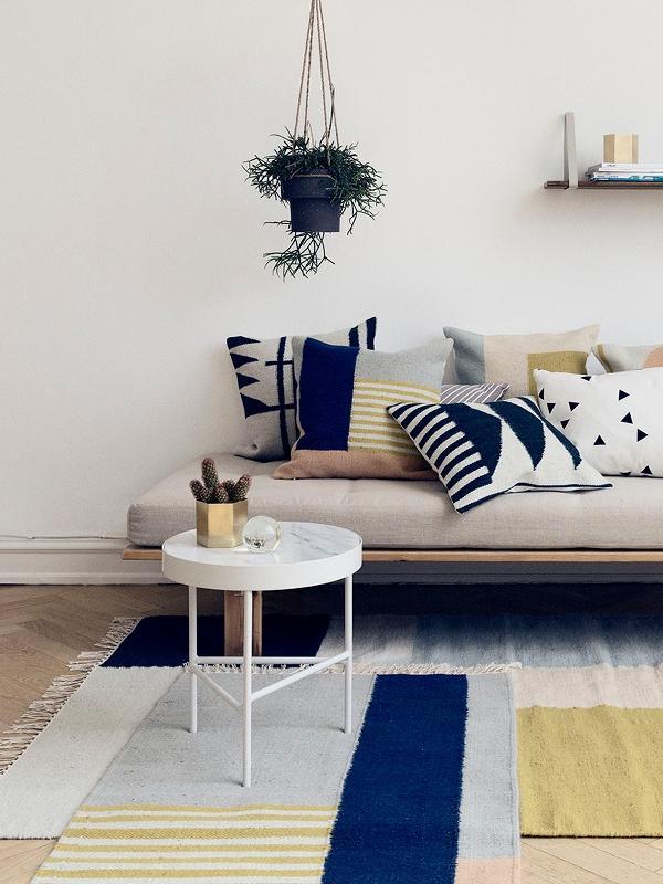Kelim Cushion, Squares