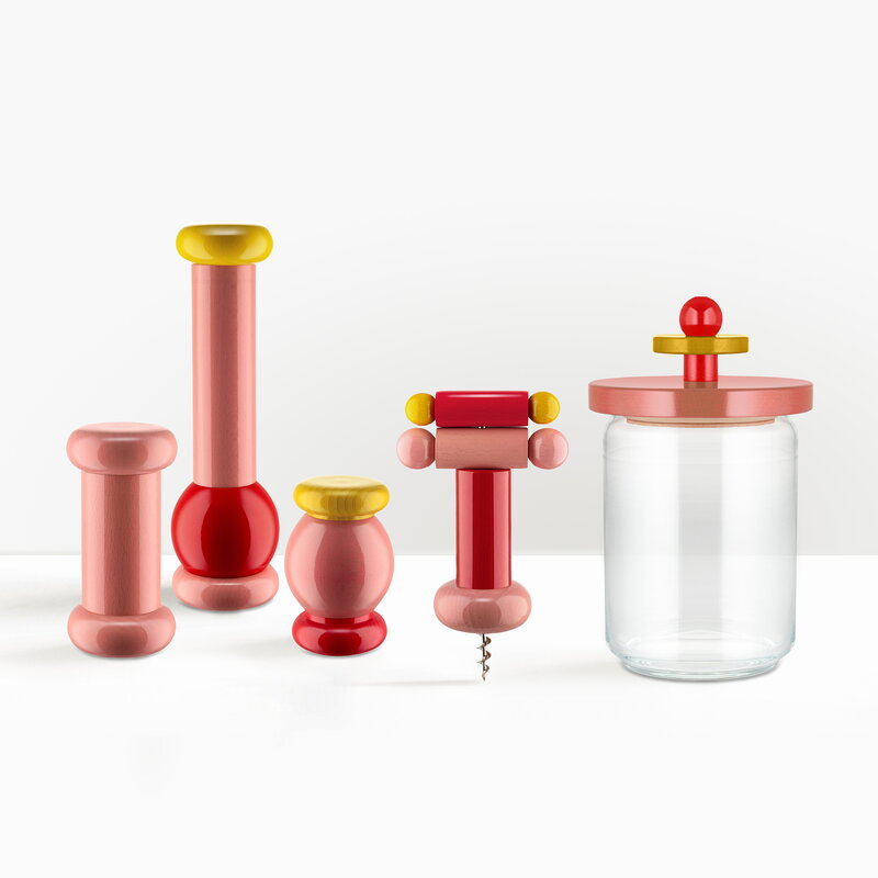 Sottsass Twergi Corkscrew, Red/pink