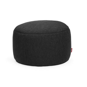Point Outdoor Ottoman, Large, Thunder Grey