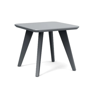 Satellite End Table, Square 18", Charcoal Grey