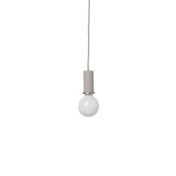 Collect LIghting, Socket Pendant Low - Light Grey