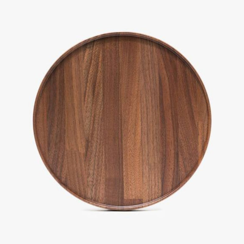 Hasami Wood Tray/Coaster/Lid, 7.3", Walnut