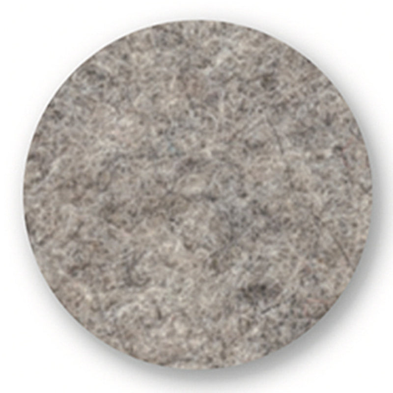 Felt placemat/coaster round, 42cm, hellgrau