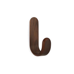 Curve Hook, Walnut