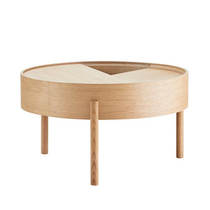 Arc Coffee Table, 66cm, Oiled Oak
