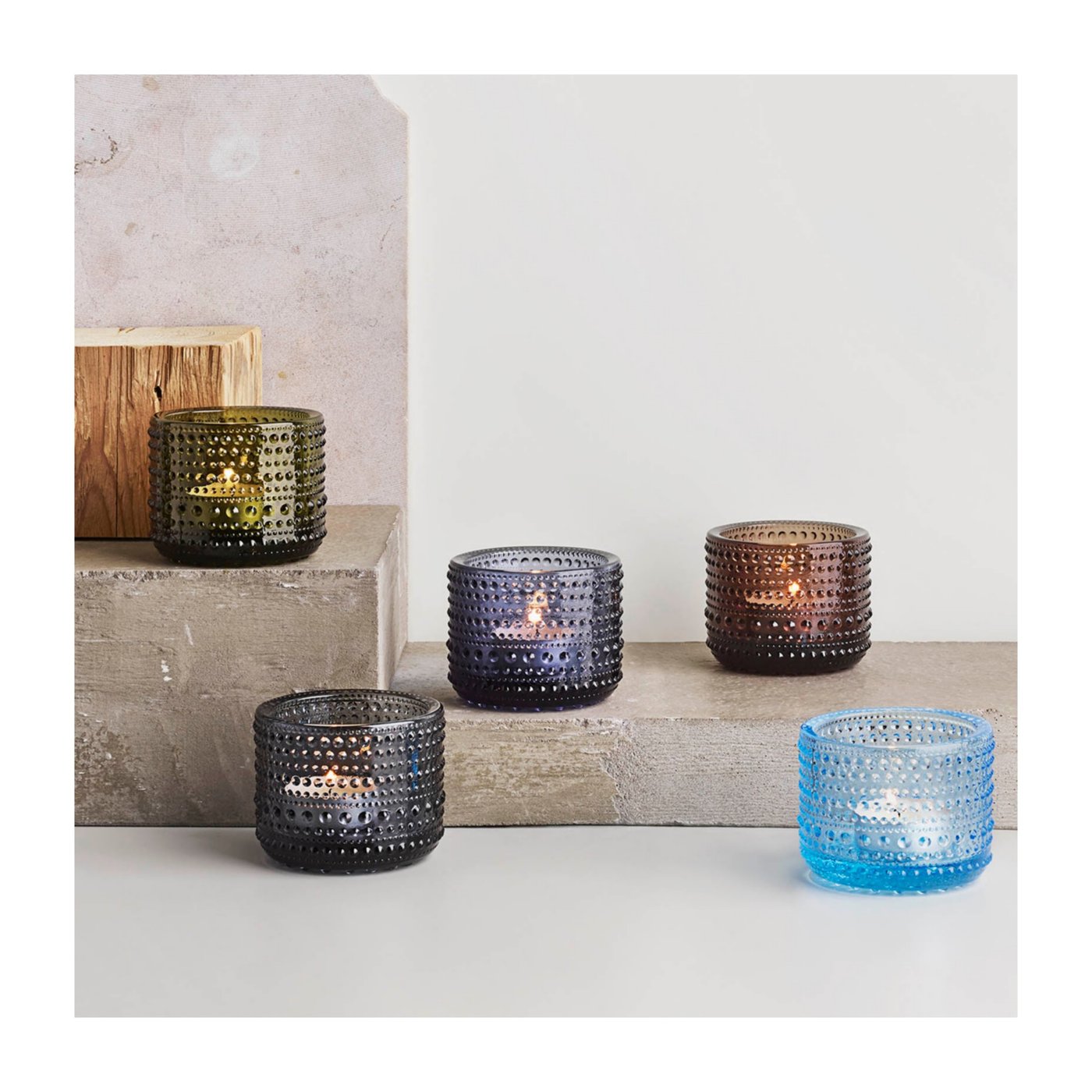 Kastehelmi Tealight Grey