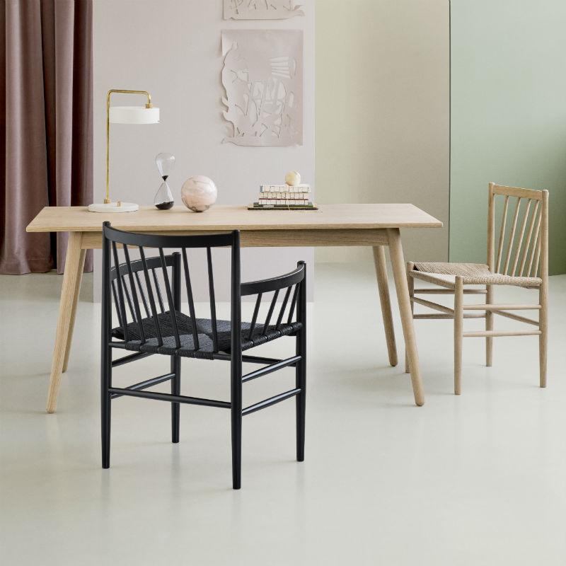 J80 Dining Chair, natural/oak