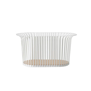 Ribbon Basket, Ivory-Shelving + Storage-Audo-vancouver special