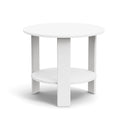 Lollygagger Round Side Table, Cloud White, 16"