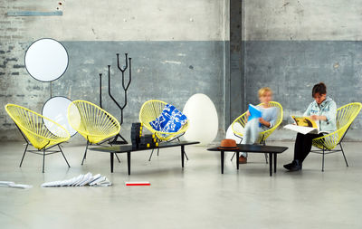 Baby Acapulco, Yellow Cord/White Base