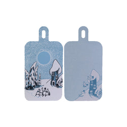 Moomin chop+serve, snowy valley, large
