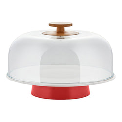 Mattina Small Cake Stand, Red