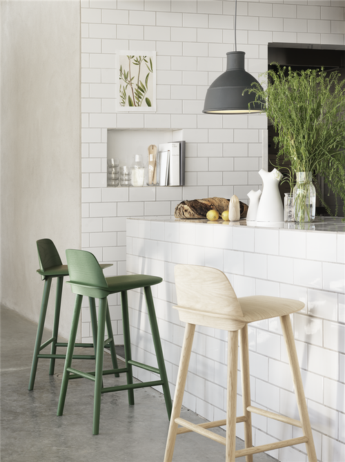 Nerd Stool, White 65 cm