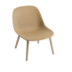 Fiber Lounge Chair, Wood Base,
Ochre Seat/Oak Base