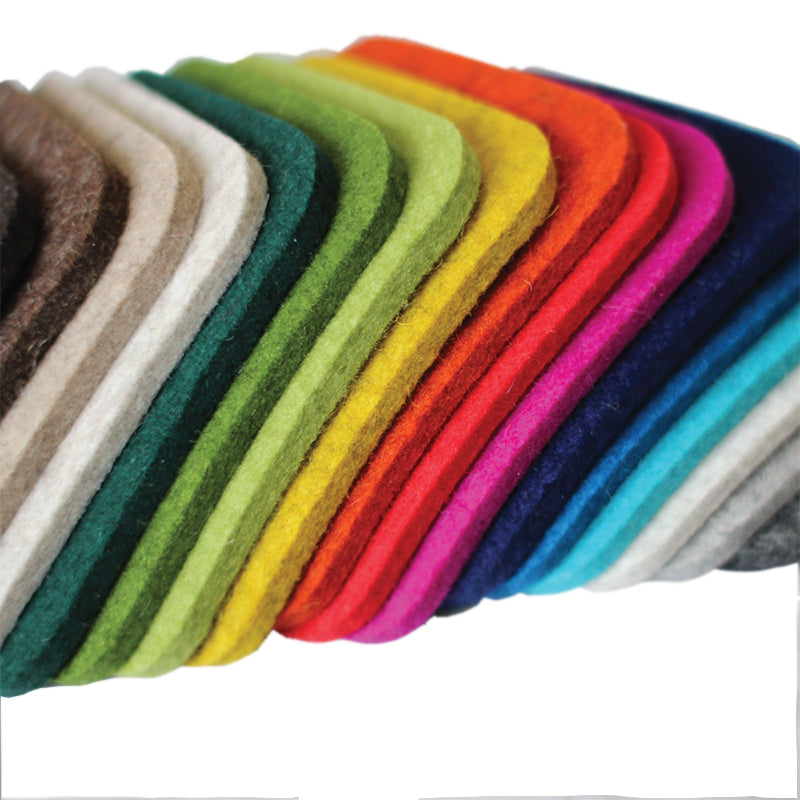 Felt coaster 11x11cm, holunder