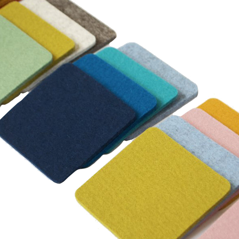 Felt coaster 11x11cm, wiese green