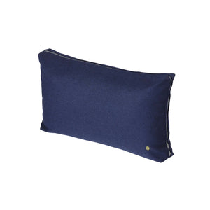 Wool Cushion, Dark Blue 60 x 40cm