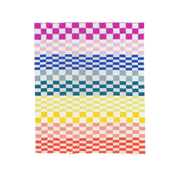 Checkerboard Throw, Rainbow