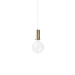 Collect Lighting, Socket Pendant Low Brass UL Version