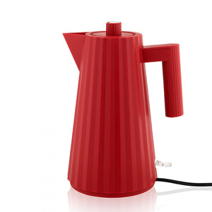 Plisse Electric Water Kettle, Red