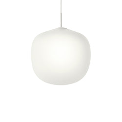 Rime Pendant Light, White, Medium 17.7