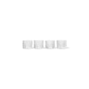 Ripple Glasses, Low, Clear, Set of 4