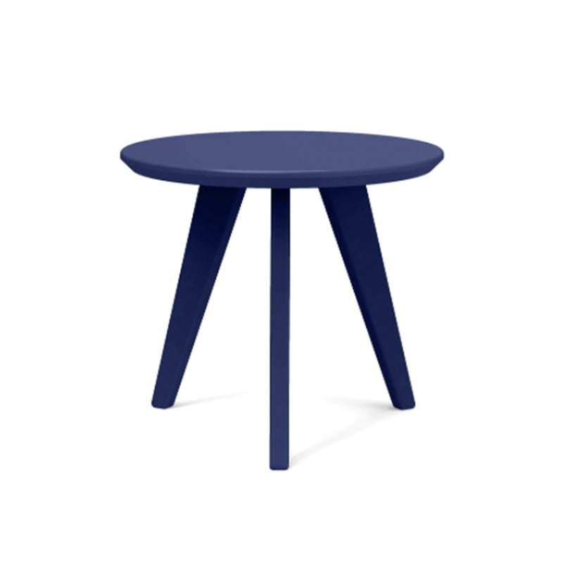 Satellite End Table Round, 18", Navy Blue