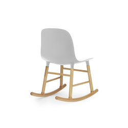 Form Rocking Chair, White/Oak