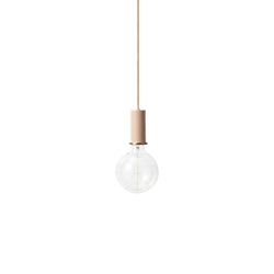 Collect LIghting, Socket Pendant - Rose