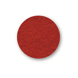 Felt Coaster round, 21 cm, rot