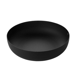 Round Basket, Black texture