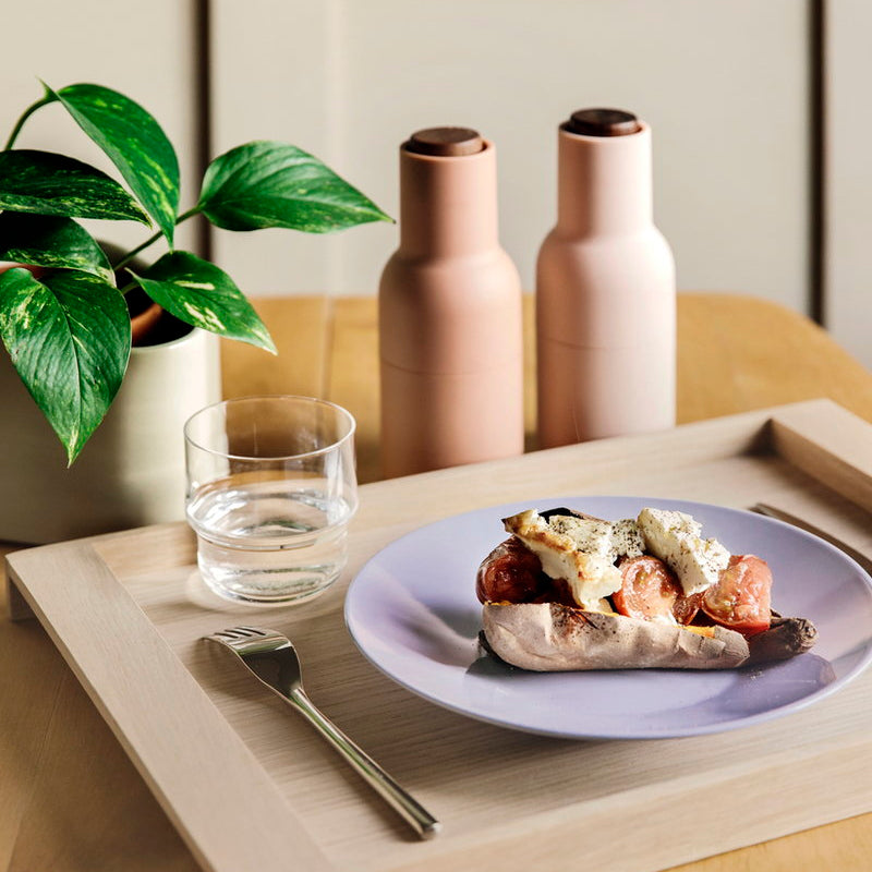 Bottle Grinder, Nude, Walnut Lid (2 Pack)-Kitchen/Dishes-Audo-vancouver special