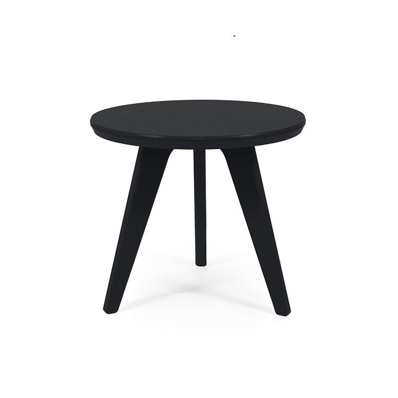 Satellite End Table, Round 18", Black
