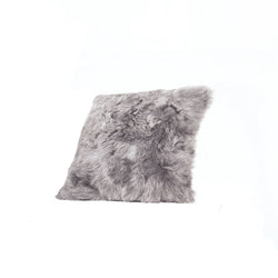 Shorn Silver Icelandic Sheepskin Pillow