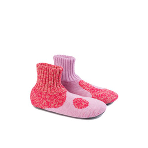 Yin Yang Wave Sock Slippers, Lilac Coral Marl SM