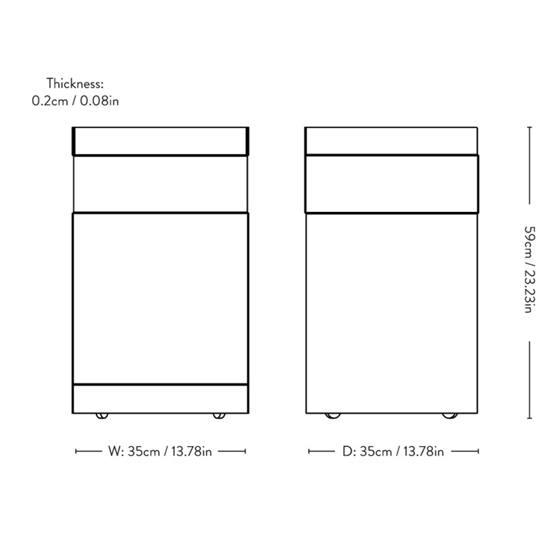 Rotate SC73 Table, Merlot