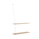 Stedge Shelf, 60 cm, White Pigmented Oak