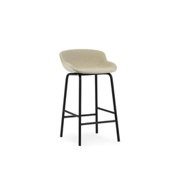 Hyg Counter stool 65cm, black base, upholstered seat MLF