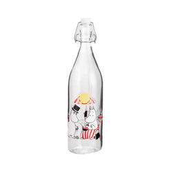 Moomin glass bottle, summertime 1L
