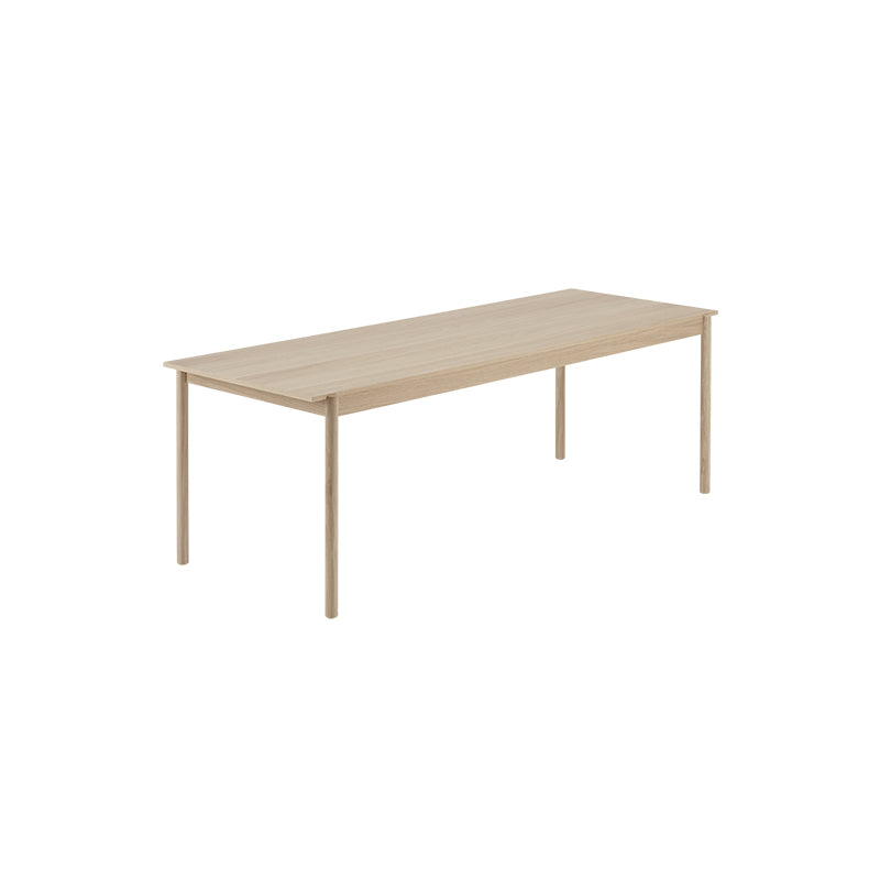 Linear Wood Table, Oak, 200 cm X 90cm
