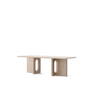 Androgyne Table-Lounge, 47x18 in, Base/Top Stone-Kunis Breccia-Tables-Audo-vancouver special