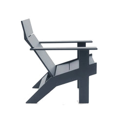 Lollygagger Tall Lounge Chair, Charcoal Grey