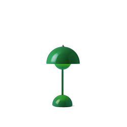 Flowerpot VP9 Portable Lamp, Signal green
