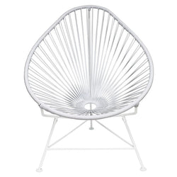 Acapulco Chair, White Cord/White Frame