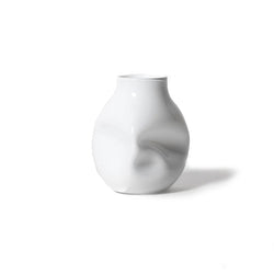 Boulder Vase White